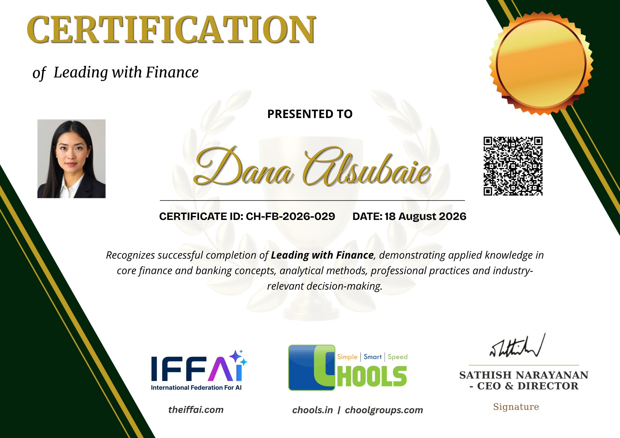 Leading with Finance Certificate